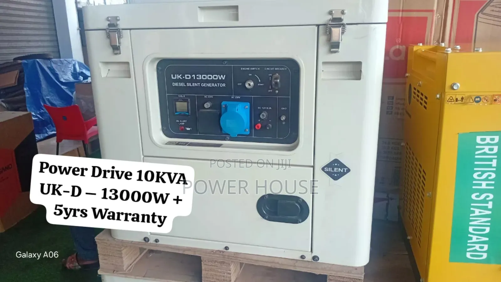 10kva Diesel Generator Uk-D 13000w – Stable 10kva Power, 5yrs