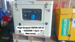 10kva Uk-D Diesel Generator – 13000w 10kva Engine, 5yrs Warranty