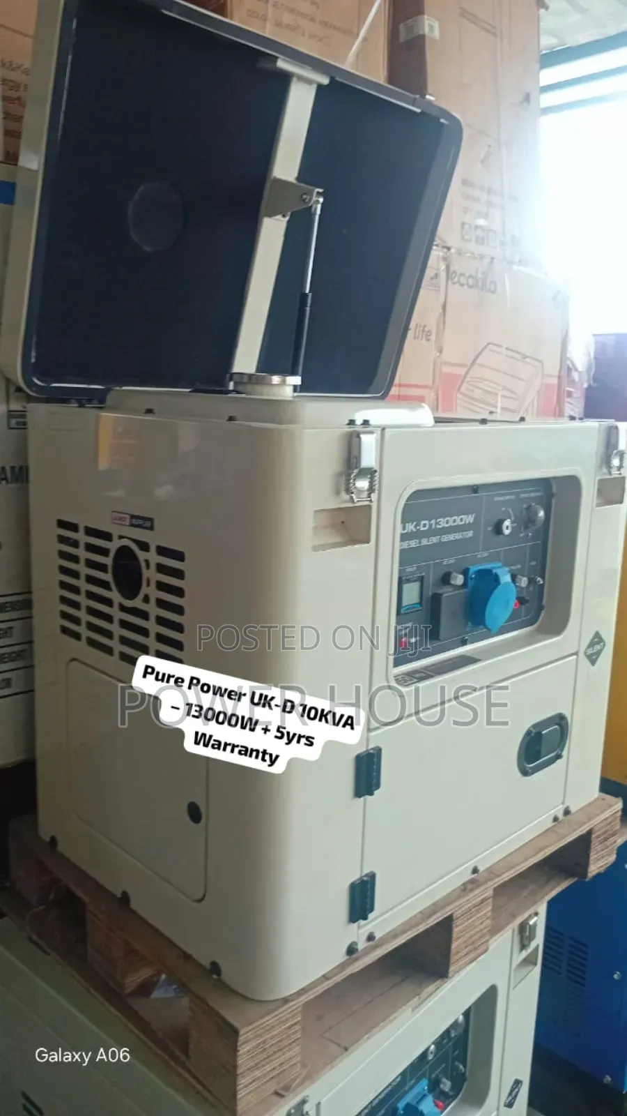 Durable 10kva Uk-D Diesel Generator 13000w – 10kva Strength, 5yrs