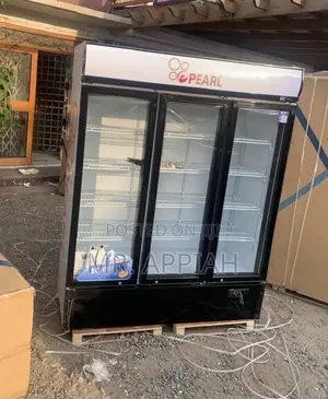 Eco-Friendly Pearl 3 Door Glass Electric Display Fridge