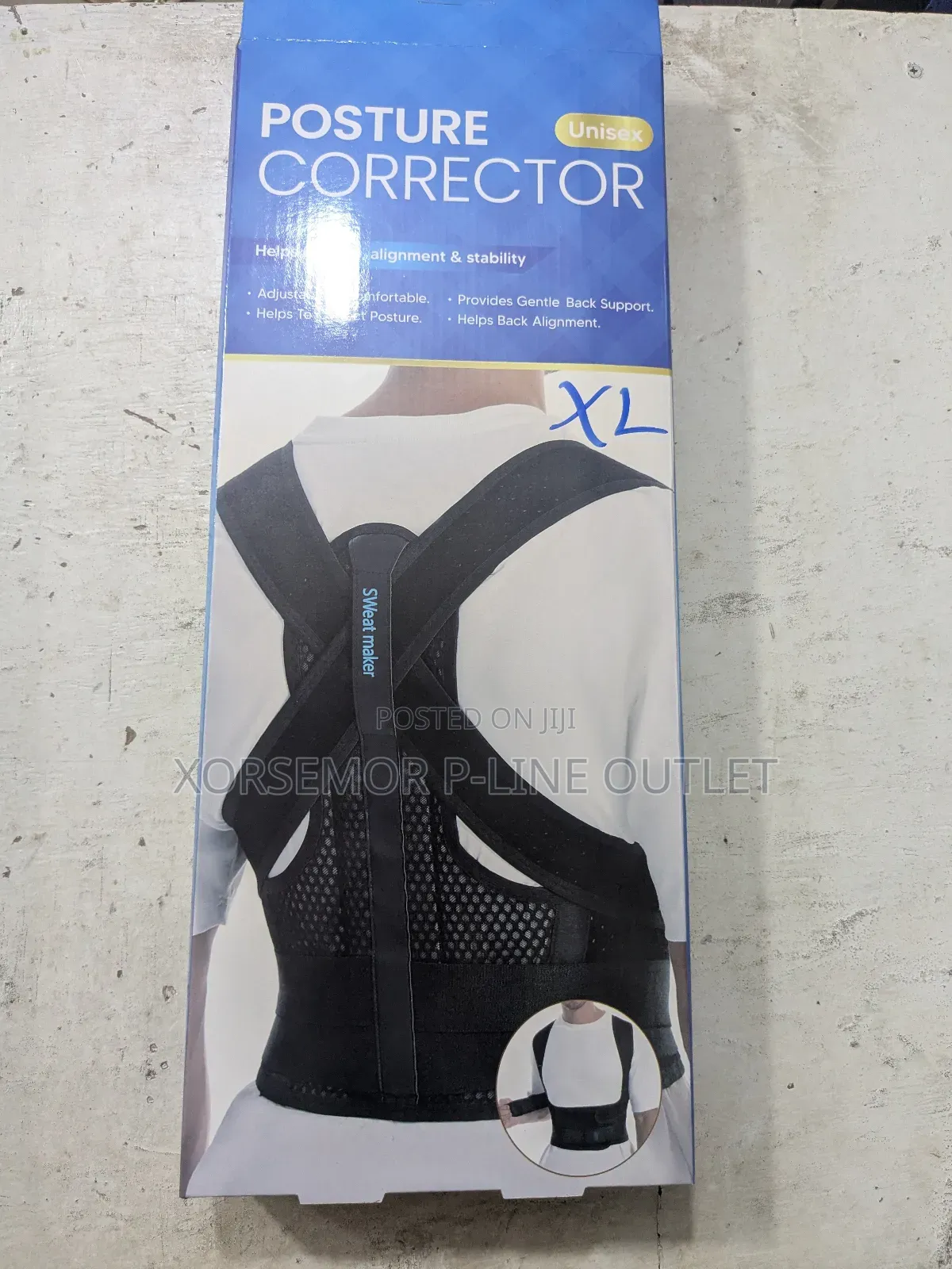 Metallic Back Plated Back Support
