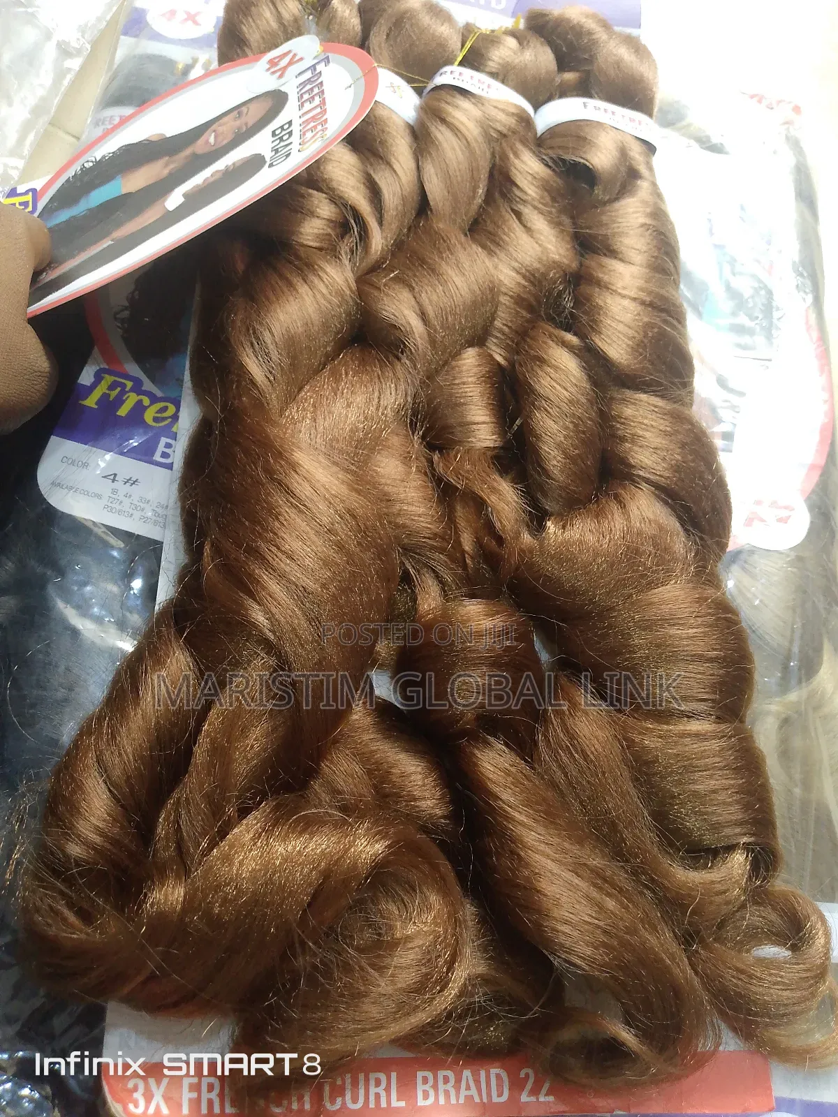 4x Freetress French Curls Braid