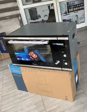 Newest Update Midea 90cm Inbuilt Electric Black Oven