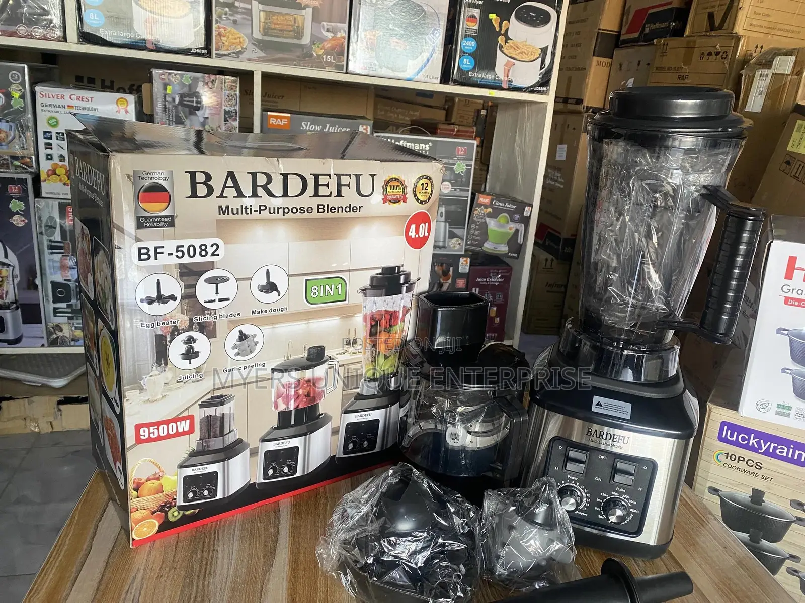 High Quality Bardefu 8in1 Multi Purpose Blender 9500w