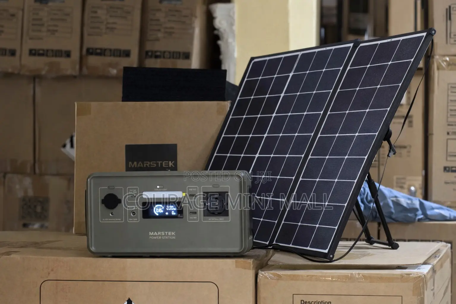 300w Portable Power Station With Solar Panel