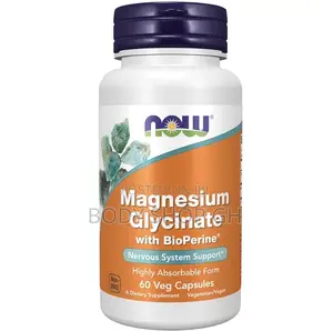Magnesium Glycinate With Bioperine, 60 Veg Capsules