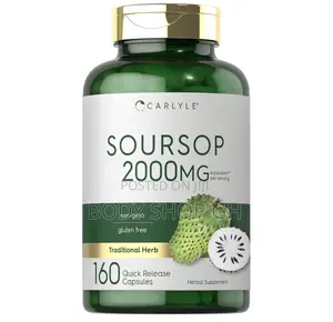 Carlyle Soursop Leaves | 160 Capsules | Traditional Herb | Supplement