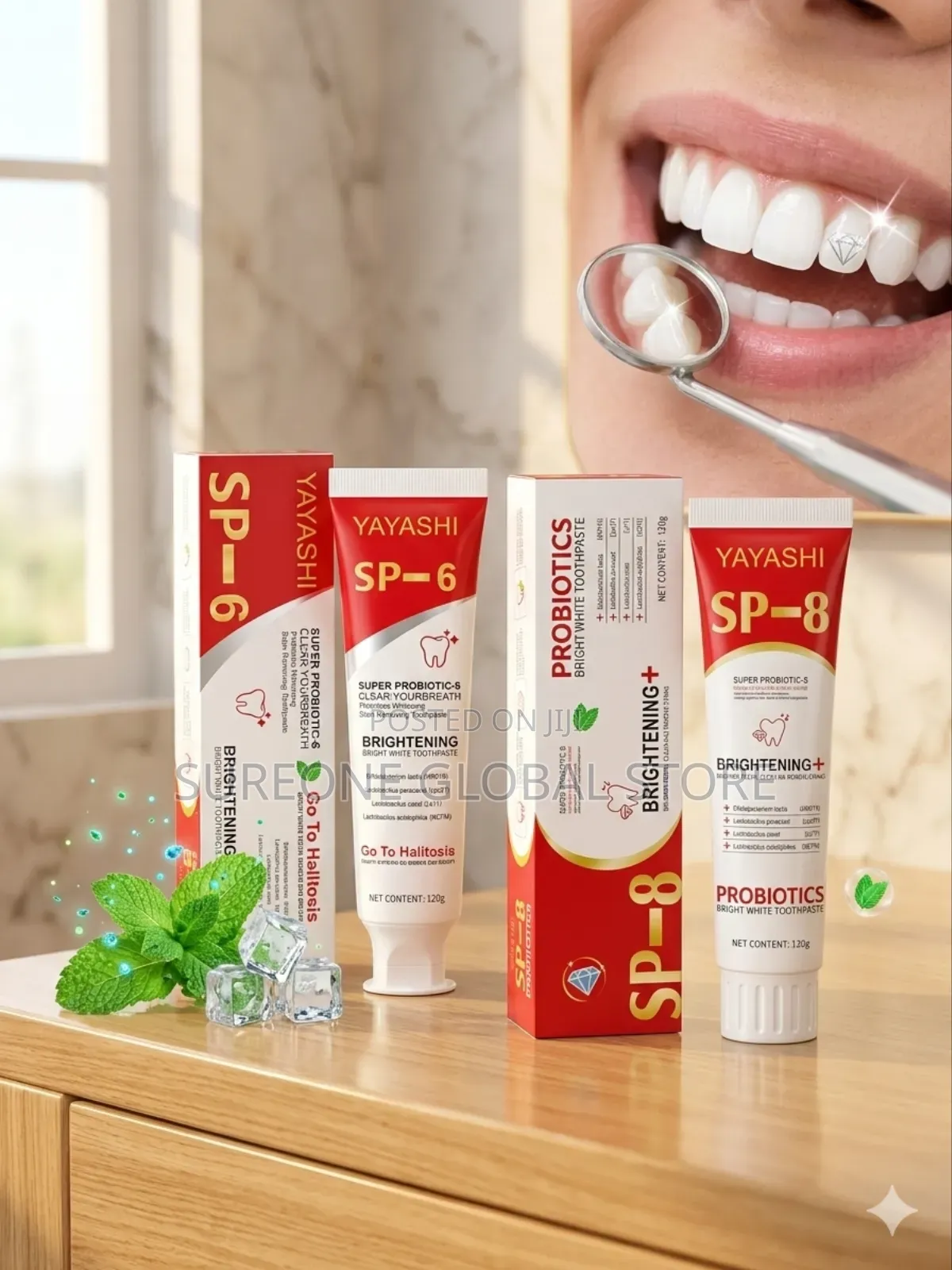 Original Sp-6 Probiotic Toothpaste Whiten Tooth Remove
