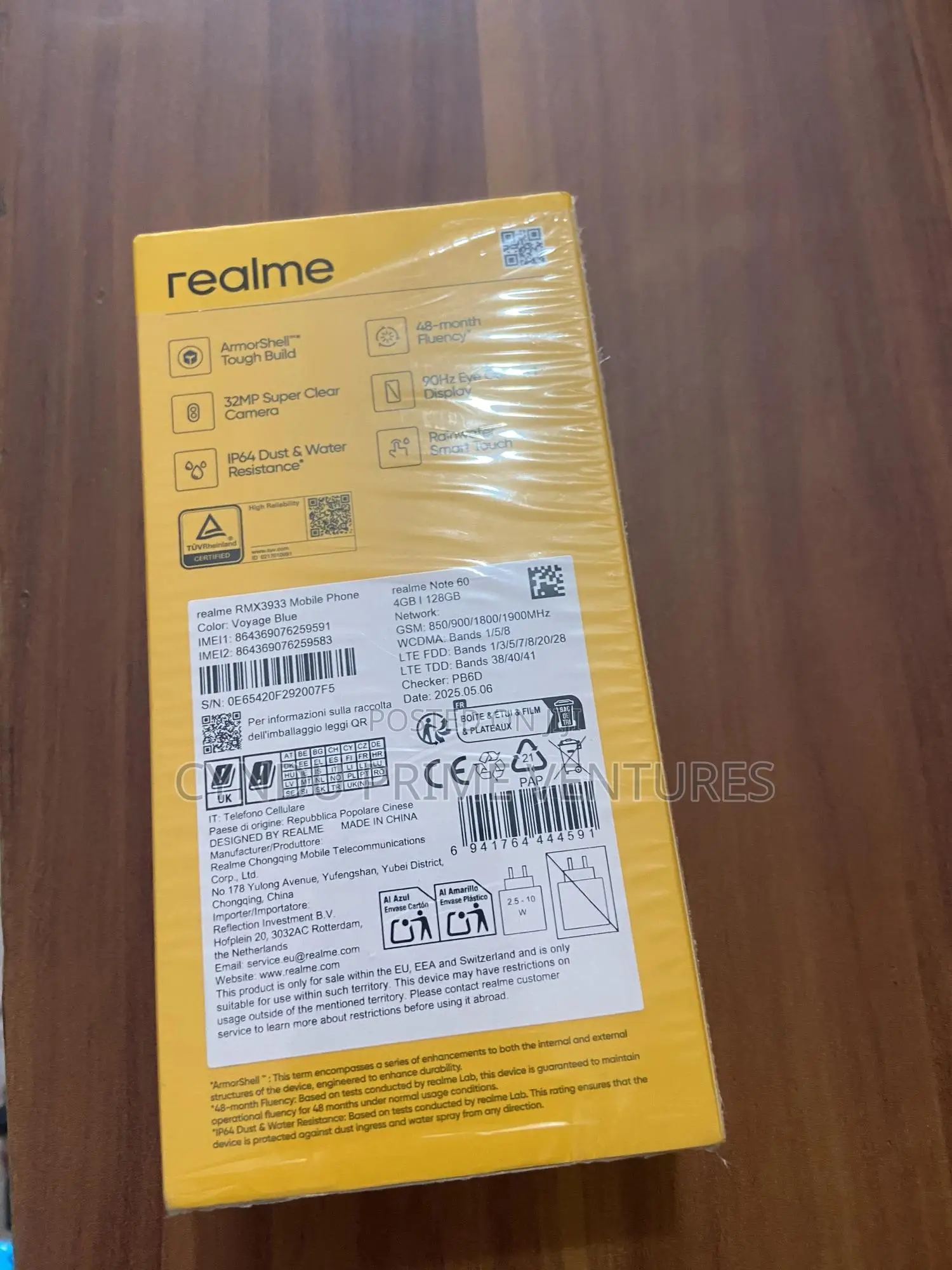 New Realme Note 60 128 GB Blue