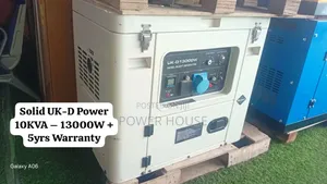 Reliable Uk-D 10kva Diesel Generator 13000w – 10kva Power, 5yrs
