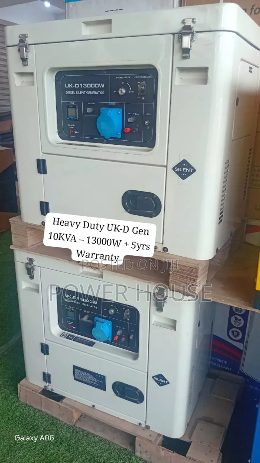 Heavy Duty Uk-D 10kva Generator 13000w – 10kva Capacity, 5yrs