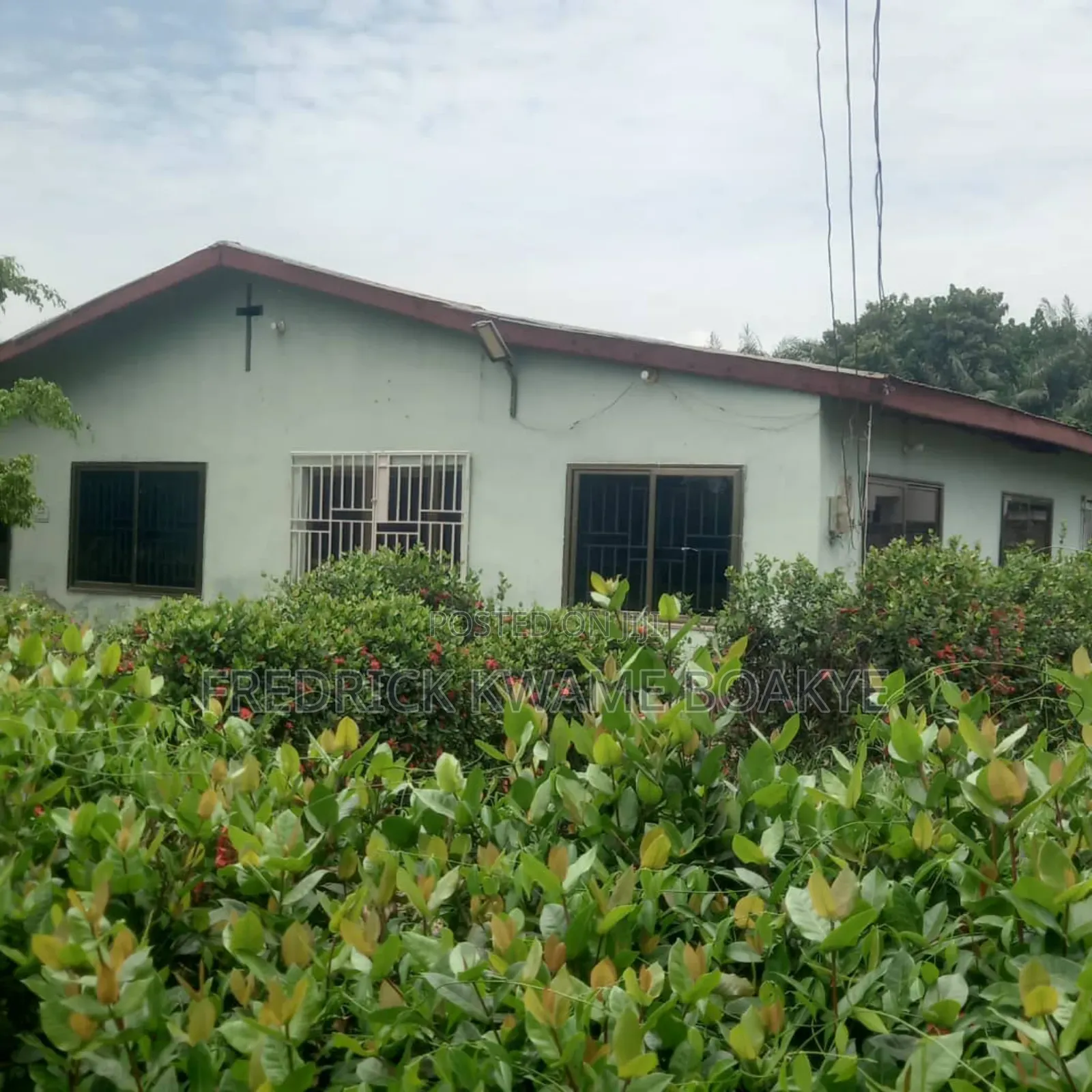One Acre Land With Church for Sale at Kwadaso Estate