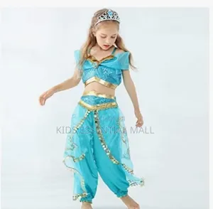 Princess Jasmine Cartoon or Book Costume for Kids