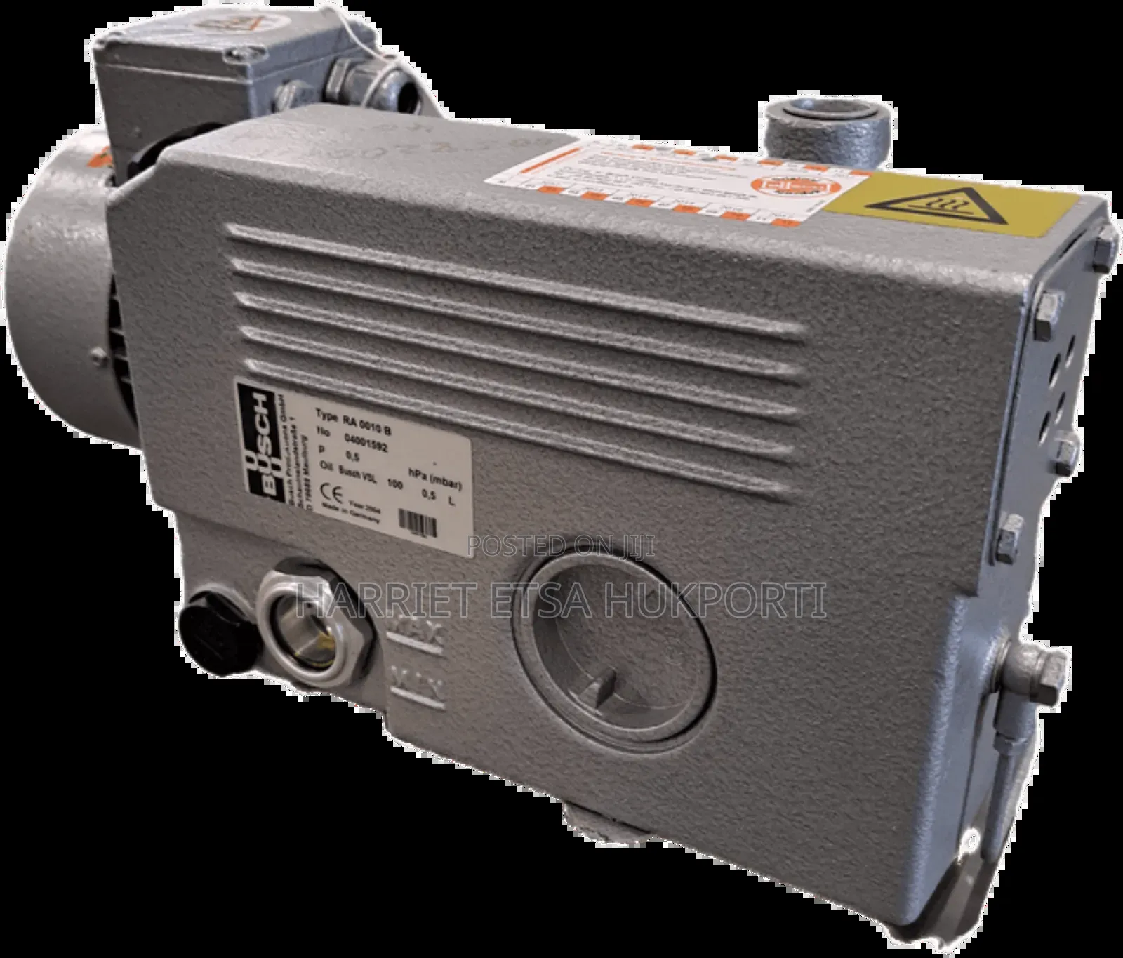 Busch Used Oil Vacuum Pump From Germany