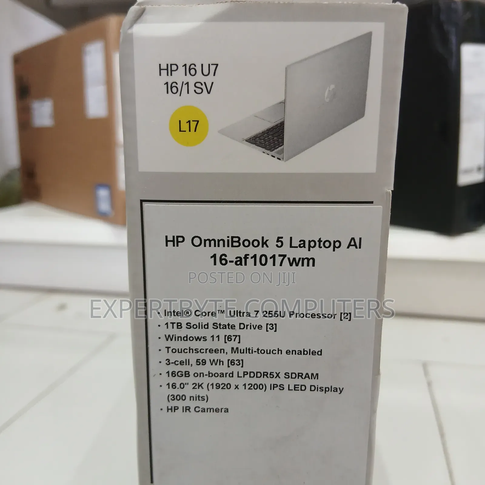 New Laptop HP OmniBook 5 16" 16GB Intel Core Ultra 7 SSD 1T