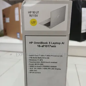 New Laptop HP OmniBook 5 16" 16GB Intel Core Ultra 7 SSD 1T