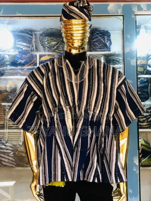 Premium Ghanaian Fugu Smock Tailored Executive Finish