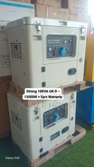 Stable Power 10kva Uk-D Diesel Generator 13000w – 10kva Output, 5yrs