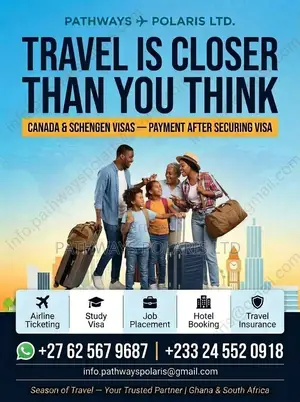 Visas for Tourism, Study and Work Opportunies Abroad