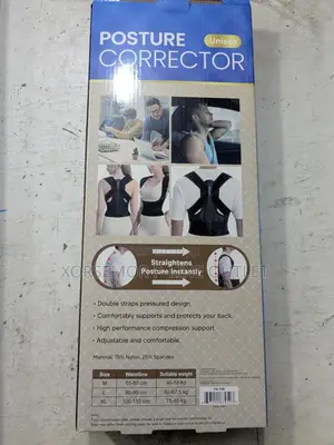 Metallic Back Plated Back Support
