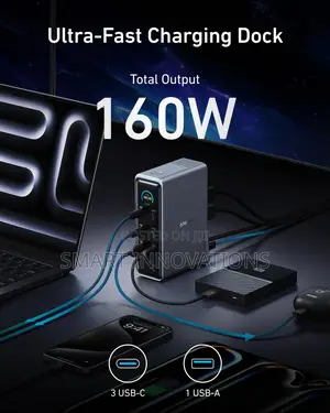 Anker Prime Charging Docking Station (14-in-1, Dual Display, 160w)