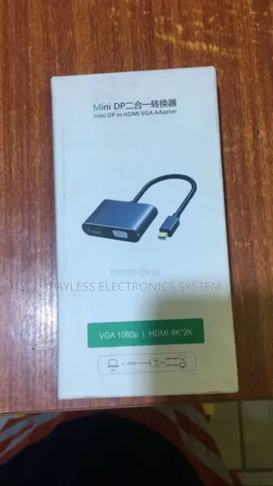 Mini Displayport to Hdmi to Vga Adapter