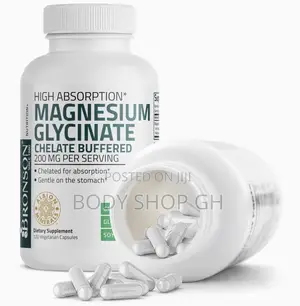 Bronson Magnesium Glycinate 200 Mg - Chelated For High Absorption