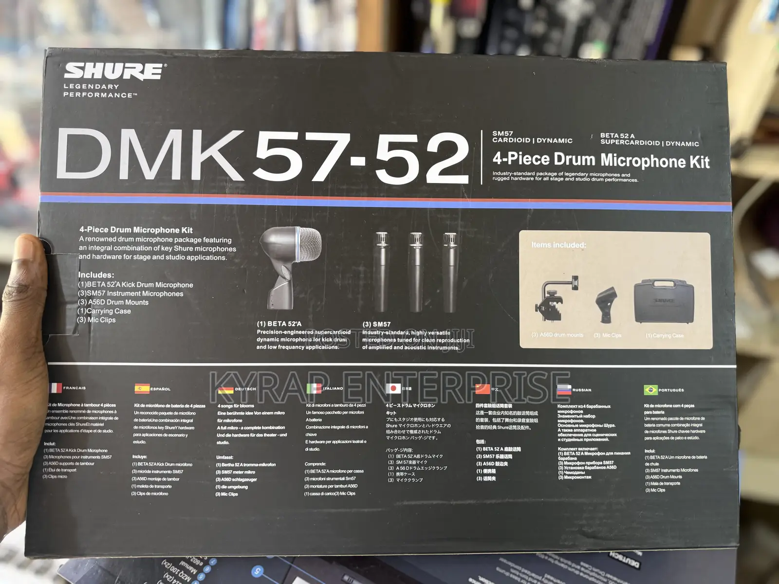 Shure Drum Mic 4 Set