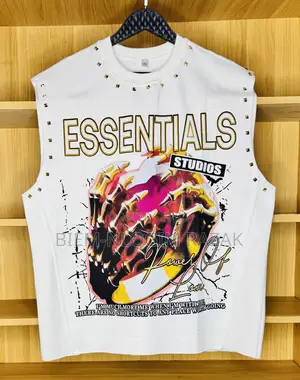Essentials Thick N Heavy Crop Armless Tshirts Available in Stock