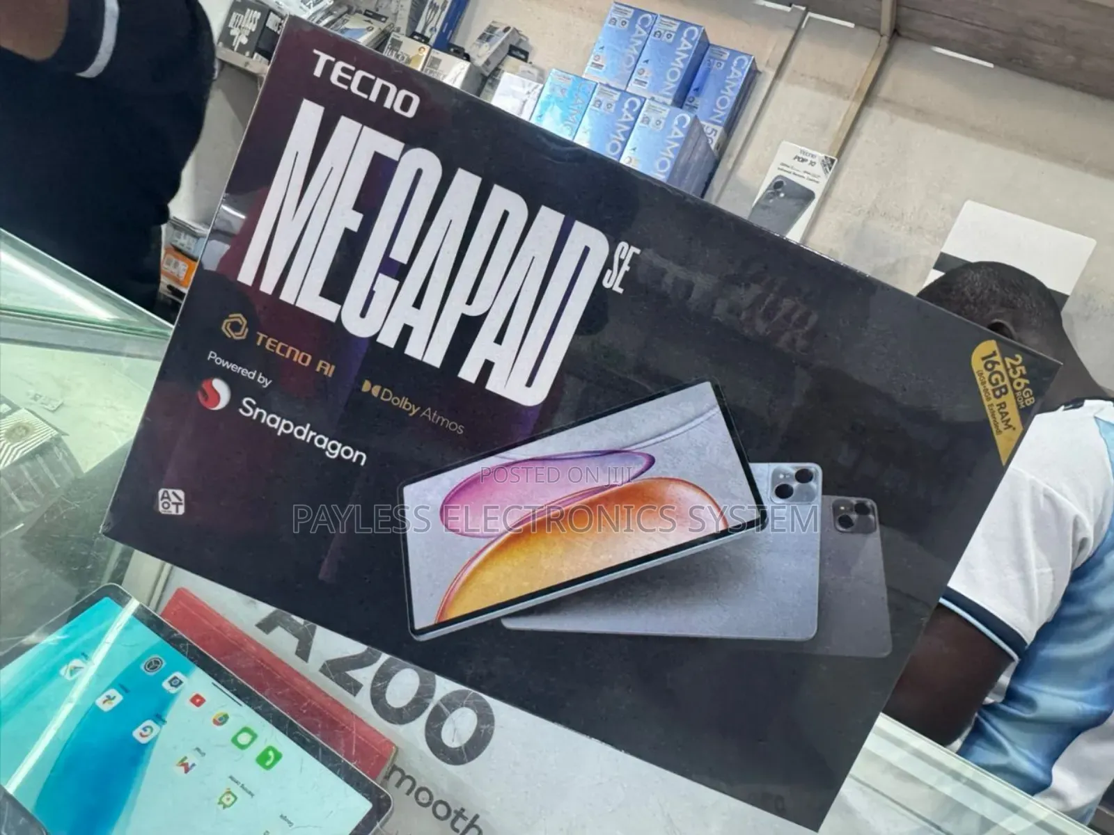 New Tecno Megapad SE 256 GB Black