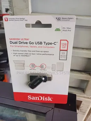 Sandisk 128gb Ultra Type C Dual Pendrive