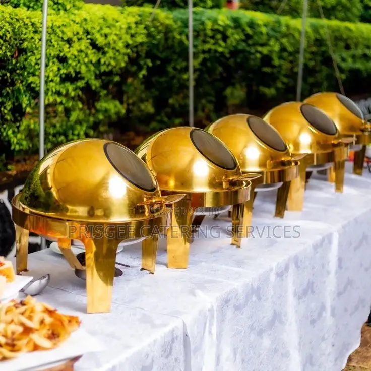 Rental of Chaffing Dishes,Calabash,Plates,Buffet Tableand Dispensers