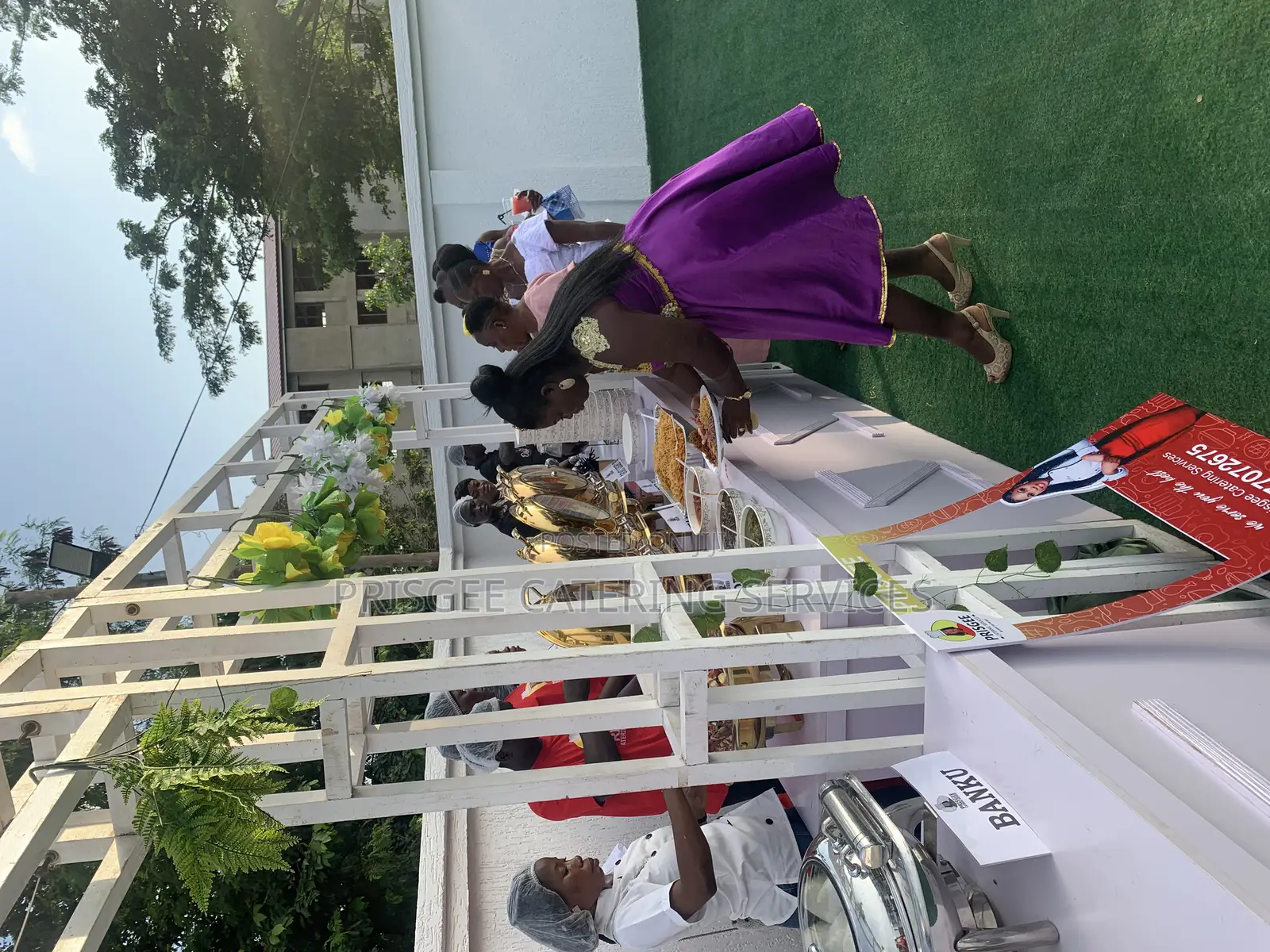 Rental of Chaffing Dishes,Calabash,Plates,Buffet Tableand Dispensers