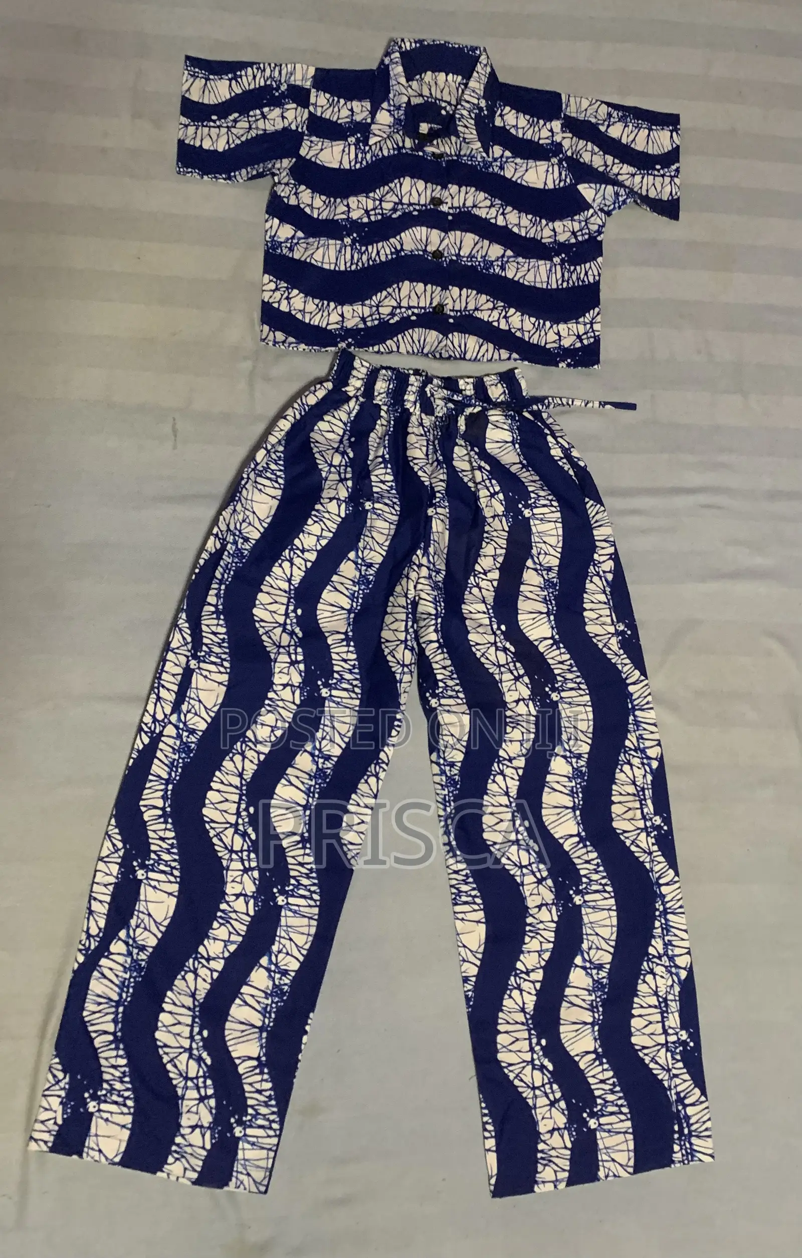 African Print Palazzo Pants/Tops(Mampy Wear)