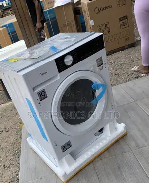 Just Purchase 8kg Frontload Full Automatic Midea White Washingmachine
