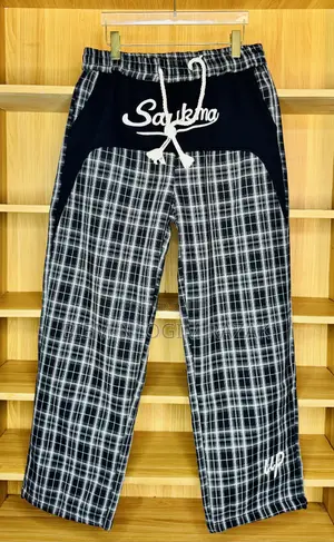 Original Thick and Heavy Check-Check Sweatpants (Joggers) Available
