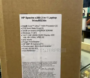New Laptop HP Spectre 14 32GB Intel Core Ultra 7 SSD 2T