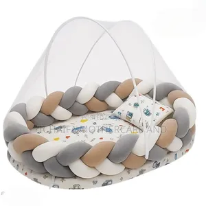 Foldable Bed With Net And Bumper