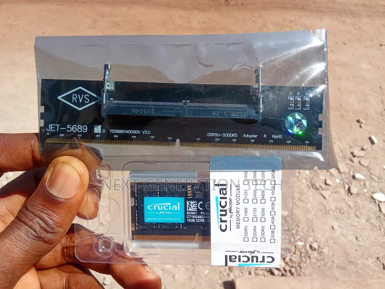 Crucial 16gb Ddr5 Plus Desktop Ram Converter