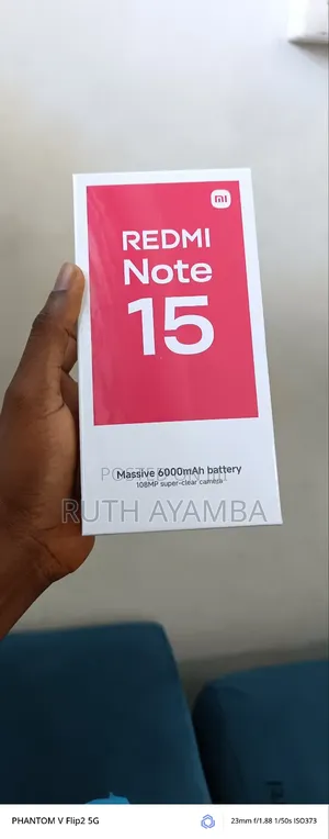 New Xiaomi Redmi Note 15 128 GB Black