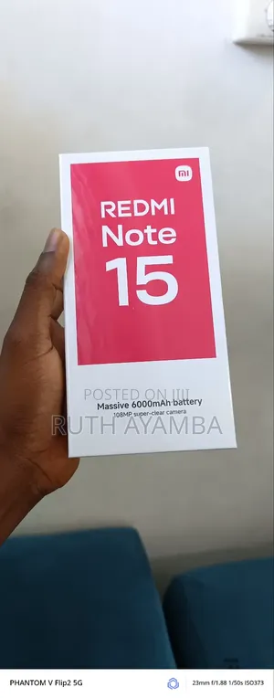 New Xiaomi Redmi Note 15 128 GB Black