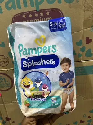 Pampers Splasher Size 5-6 (14kg Upwards)Swim Diapers ( 10 PCS )