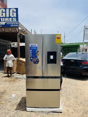 High Quality Pearl French Door Electric Fridge (Pf-702mdixwd-2b)531l