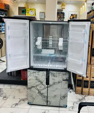 Unique Design Pearl Pf-630mdbg-2gb 4 Door Electric Fridge(Mirror)