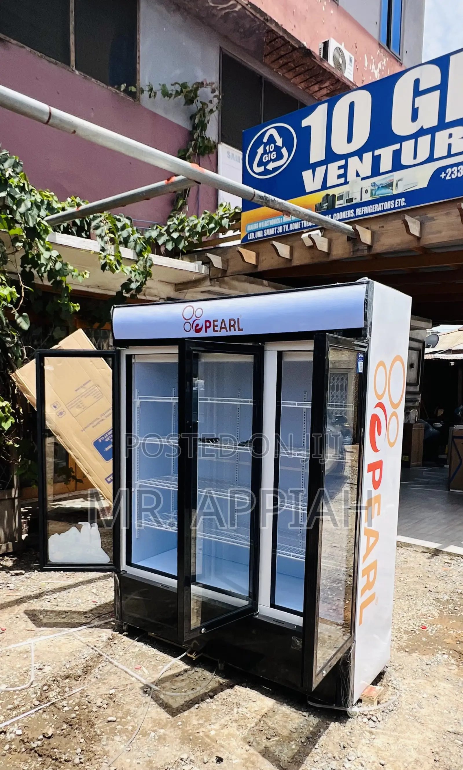 Purchase Durable Pearl PVC-1540-28ab 3 Door Glass Fridge.