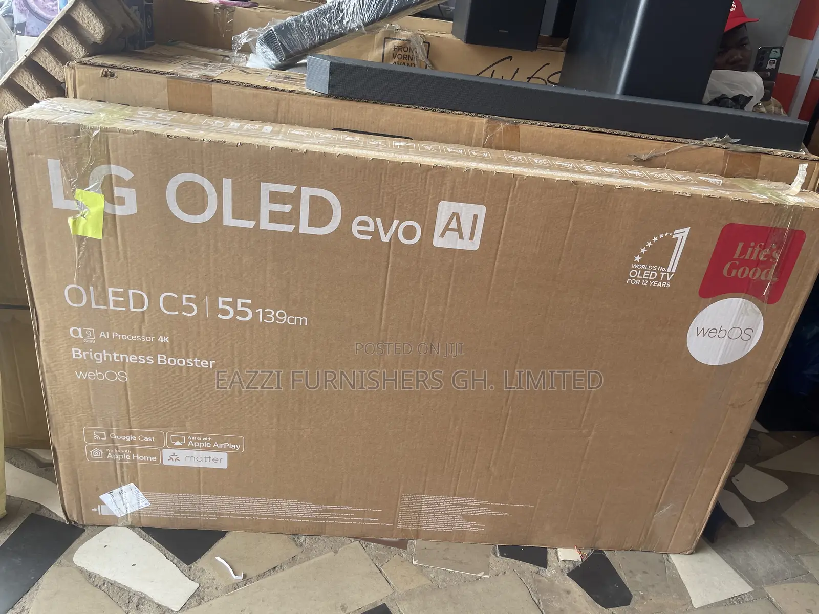 C5 Smart 55 Inches Lg Oled Uhd HDR 144 Hz Dolby Vision Gaming Uk Tv