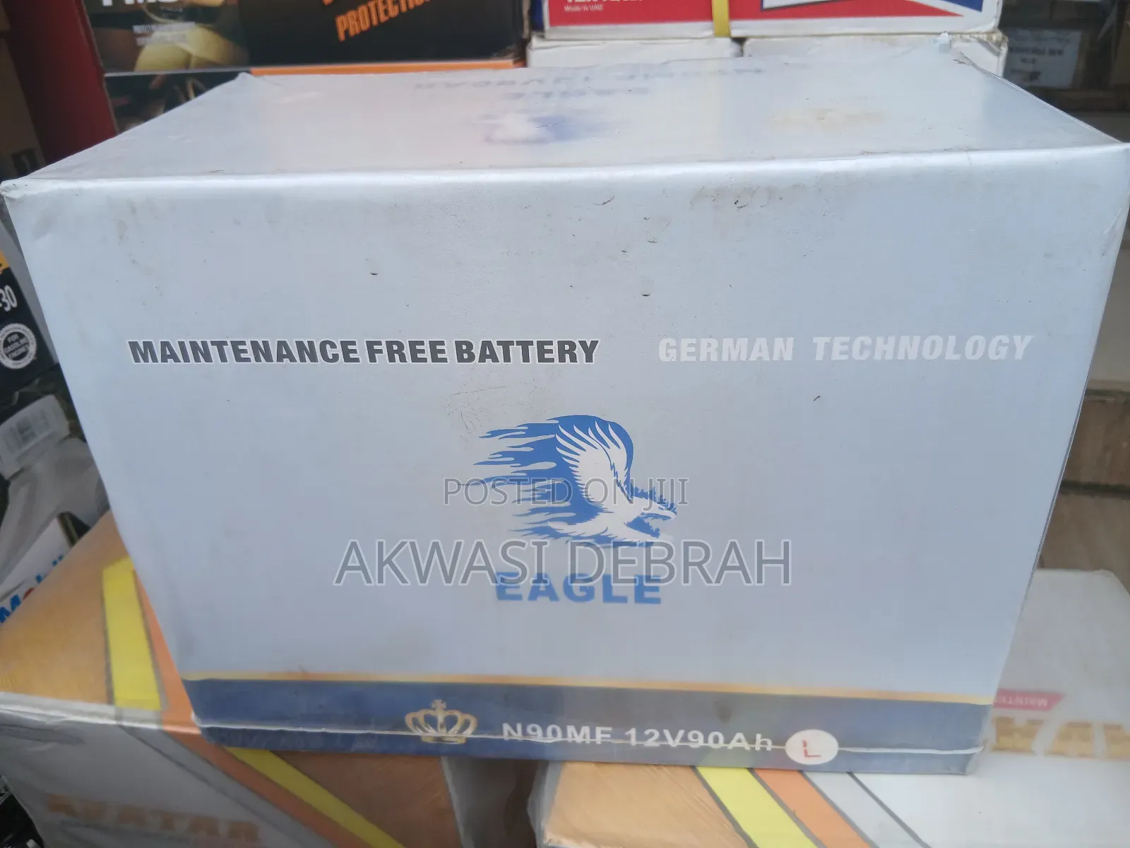 Original Eagle Batteries 17 Plate 90Ah Block
