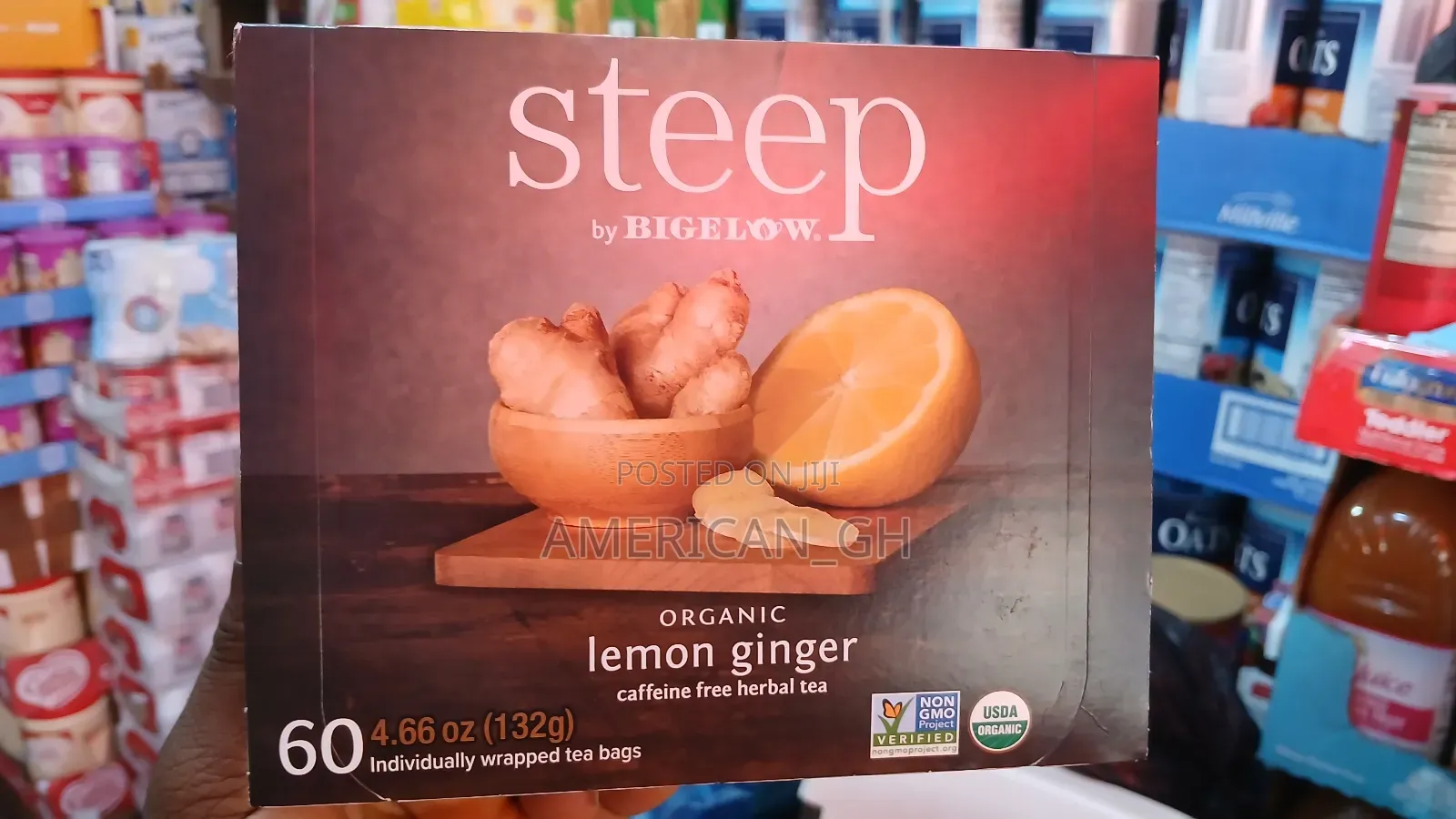 Steep by Biglow Organic Lemon Ginger Tea