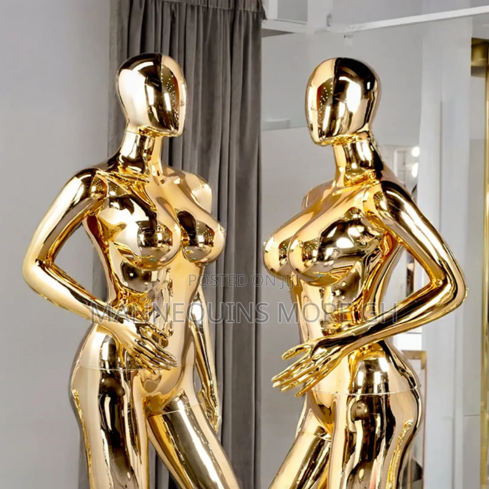 Fiberglass Gold Female Full Body Mannequin/Dummy