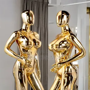Fiberglass Gold Female Full Body Mannequin/Dummy
